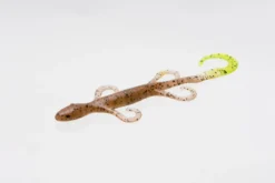 Big Eye Spinnerbaits Pumpkin Chartreuse 6" Lizard
