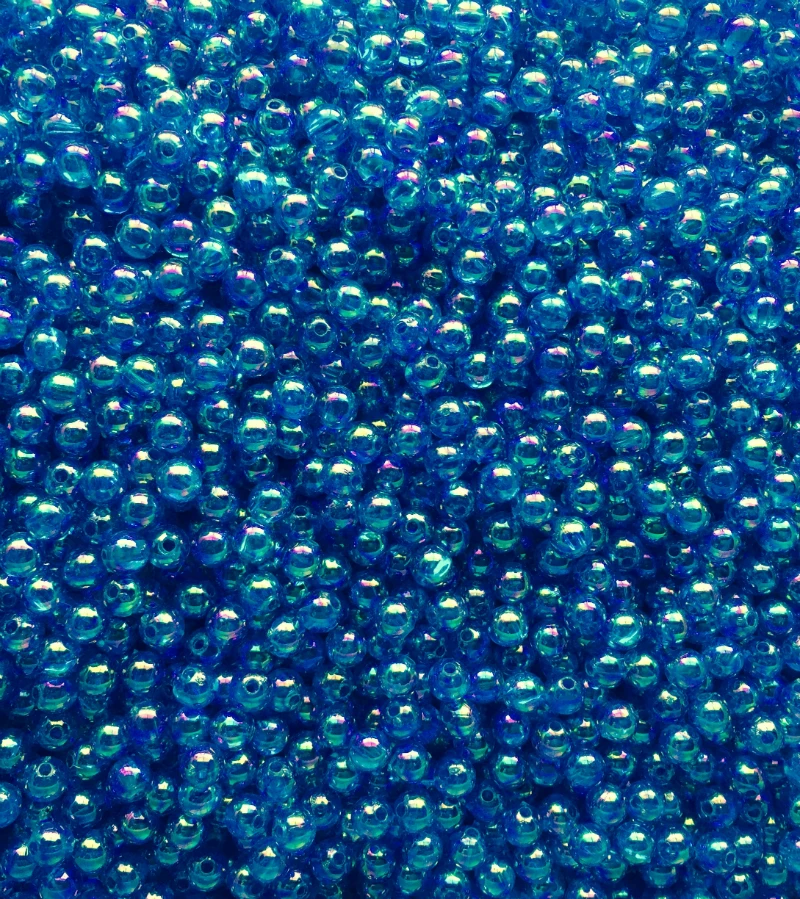 Big Eye Spinnerbaits AB27-Pearl Aqua Blue Beads 6 Mm Beads 3 Big Eye Spinnerbaits AB27-Pearl Aqua Blue Beads 6 Mm Beads
