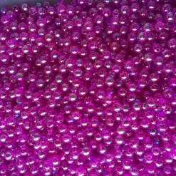 Big Eye Spinnerbaits 6 Mm Beads AB28-Pearl Transparent Purple Beads