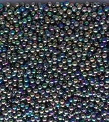 Big Eye Spinnerbaits 6 Mm Beads AB45-Pearl Black Beads