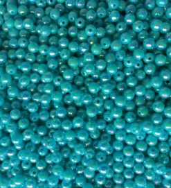 Big Eye Spinnerbaits AB62-Pearl Turquoise Beads
