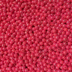 Big Eye Spinnerbaits 6 Mm Beads AB65-Pearl Hot Pink Beads