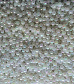 Big Eye Spinnerbaits AB78-Pearl White Beads 6 Mm Beads