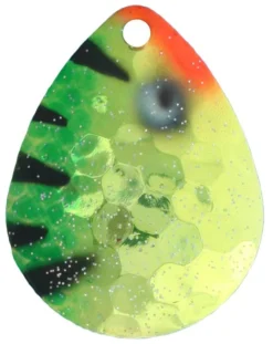 Big Eye Spinnerbaits Wolverine Blades UV Anti Perch Wolverine Blade