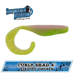 Pitman Creek Electric Chicken Curly Shad