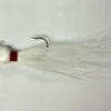 Big Eye Spinnerbaits BT 01-White Buck Tail Jig
