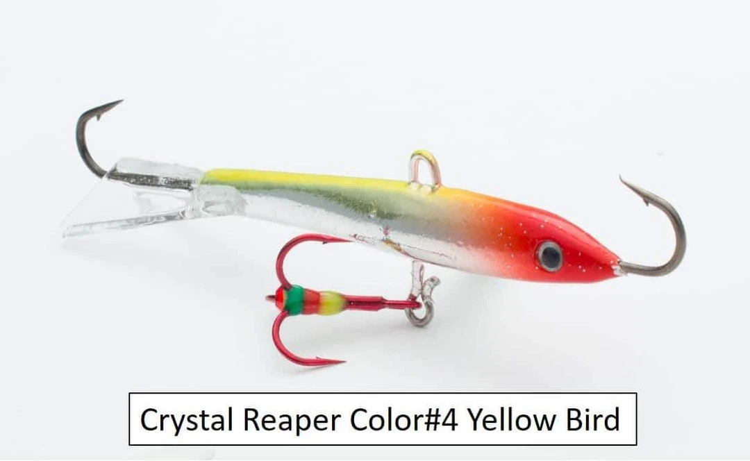 Big Eye Spinnerbaits Verticle Jigs & Spoons CR 4-Yellow Bird 3 Big Eye Spinnerbaits Verticle Jigs & Spoons CR 4-Yellow Bird