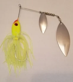 Big Eye Spinnerbaits Chartreuse/Silver Spinnerbaits