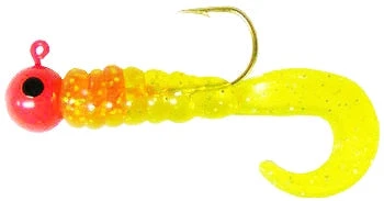 Pitman Creek Jigs Char-Pink Rigged Twirl Tails 3 Pitman Creek Jigs Char-Pink Rigged Twirl Tails