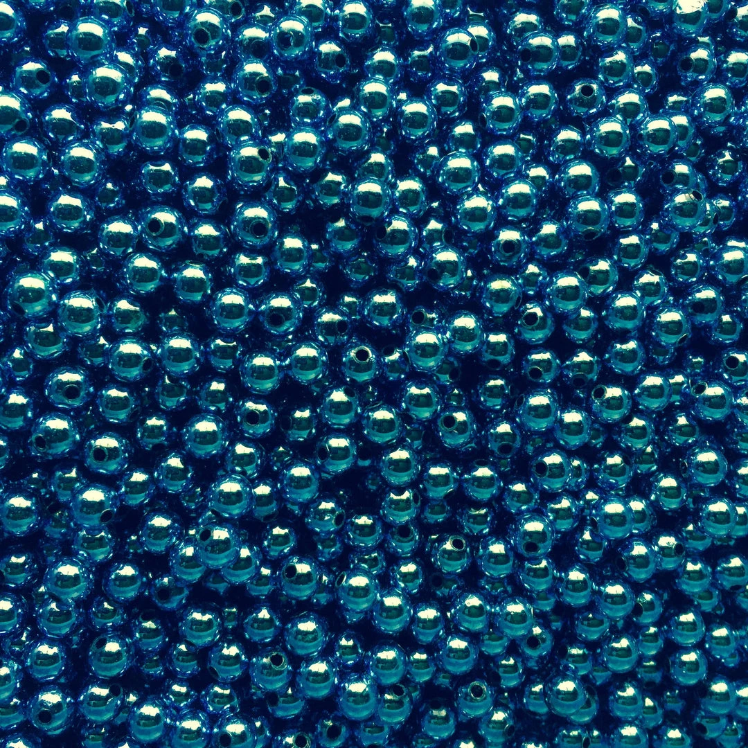 Big Eye Spinnerbaits D13-Metallic Blue Beads 6 Mm Beads 3 Big Eye Spinnerbaits D13-Metallic Blue Beads 6 Mm Beads