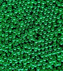 Big Eye Spinnerbaits D15-Metallic Green Beads 6 Mm Beads