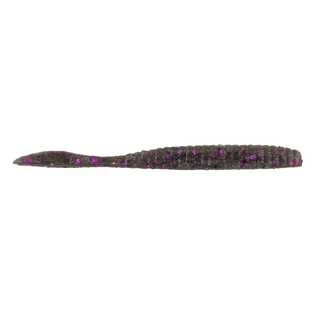 Pure Fishing Bass Lures Power Bait Flat Worm 3.6" Smoke Black Purple 3 Pure Fishing Bass Lures Power Bait Flat Worm 3.6" Smoke Black Purple
