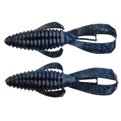 Big Eye Spinnerbaits Bass Lures Black/Blue Flake Rage Tail Bug
