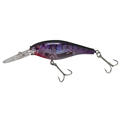 Big Eye Spinnerbaits Hard Baits Flashy Purple Tiger Flicker Shad 3 Big Eye Spinnerbaits Hard Baits Flashy Purple Tiger Flicker Shad