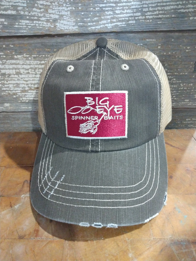 5 Star Custom Designs Herringbone Trucker Cap Brown Scarlett Patch 3 5 Star Custom Designs Herringbone Trucker Cap Brown Scarlett Patch