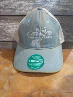 5 Star Custom Designs Legacy Trucker Cap Dirty Blue Embroidery Apparel & Ball Caps