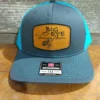 Shat Butler Knives Richardson Charcoal/Neon Blue Apparel & Ball Caps