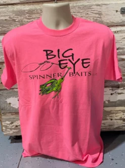 Excel Screenprinting Pink W/Lime Green Spinnerbait T-Shirt