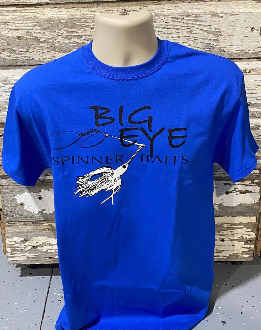 Excel Screenprinting Blue W/White Spinnerbait T-Shirt 3 Excel Screenprinting Blue W/White Spinnerbait T-Shirt