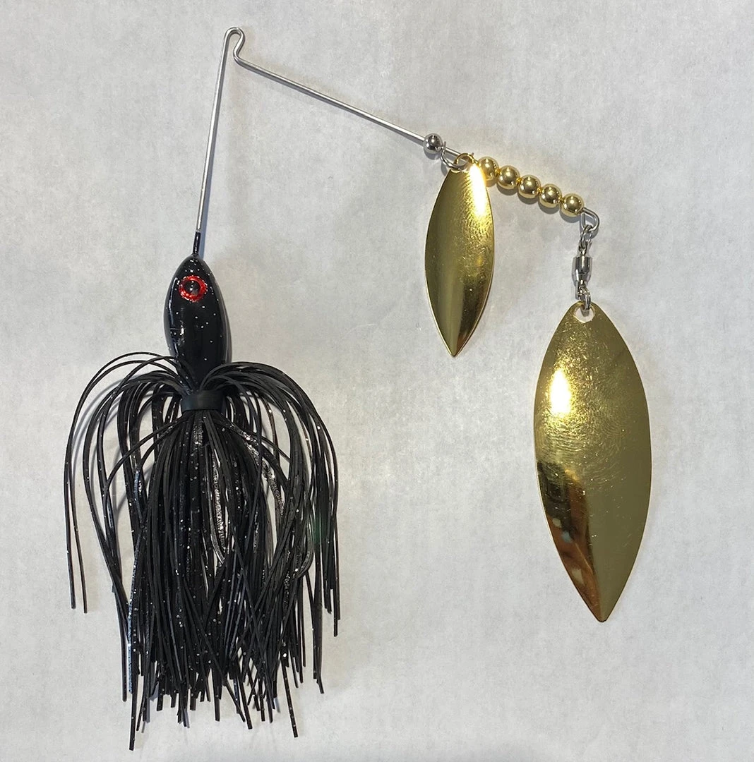 BIG EYE SPINNERBAITS,LLC Black/Gold Blade Spinnerbait 3 BIG EYE SPINNERBAITS,LLC Black/Gold Blade Spinnerbait