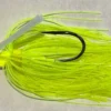 Big Eye Spinnerbaits Bass Lures 3/8 Oz Chartreuse Hunters Swim Jigs