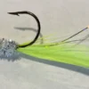 Big Eye Spinnerbaits Jigs HCW 04 Hackle Char White Jig