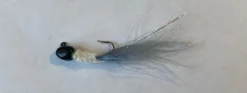 Big Eye Spinnerbaits CMM 08-Chenille Marabou Hand Tied Black Magic Jig