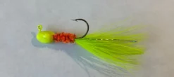 Big Eye Spinnerbaits CMF 07-Chenille Mara Hand Tied Fire Tiger Jig Jigs