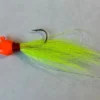 Big Eye Spinnerbaits Jigs BT 02-Orange Green Buck Tail Jig