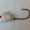 Big Eye Spinnerbaits Jigs White Shiner Jig W/Keeper