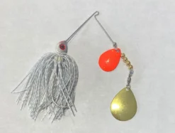 Big Eye Spinnerbaits Shad W/Red & Gold Bass Spinnerbaits