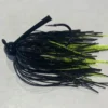 Big Eye Spinnerbaits Black/Char Football Head Jig