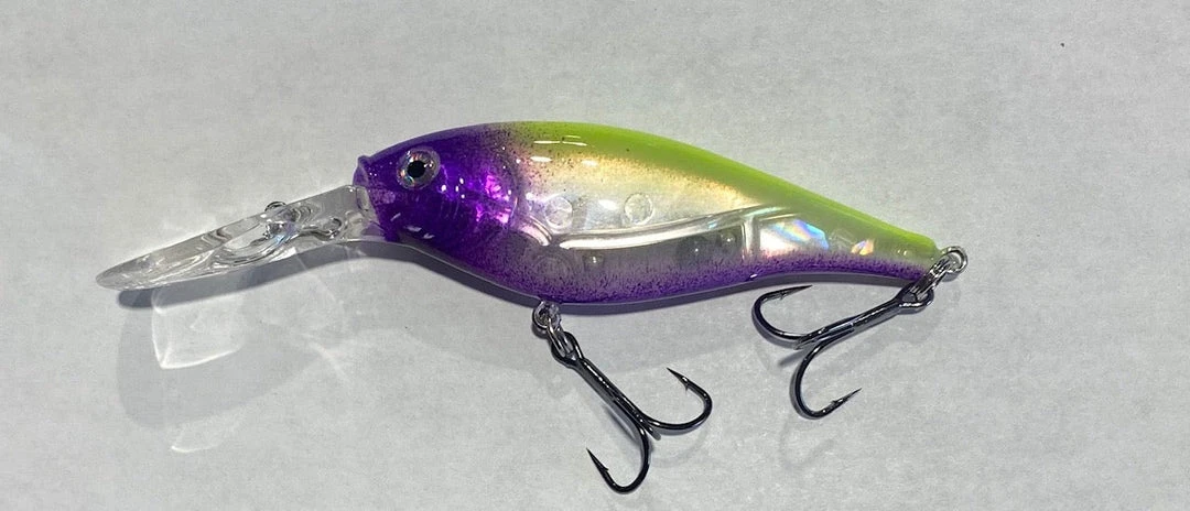 Tim Sanderson Grape Lemonade Custom Flicker Shad 3 Tim Sanderson Grape Lemonade Custom Flicker Shad