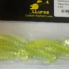 JL Lures Chartruese Silver Flake Grub JL Plastics Soft Baits 2 JL Lures Chartruese Silver Flake Grub JL Plastics Soft Baits