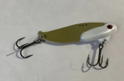 Big Eye Spinnerbaits White Gold Custom Blade Bait 3/4 Oz JL Lures