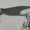 Big Eye Spinnerbaits White Silver Custom Blade Bait