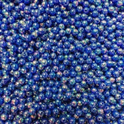 Big Eye Spinnerbaits Metallic Deep Purple Beads 6 Mm Beads