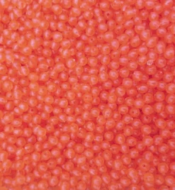 Big Eye Spinnerbaits 6 Mm Beads PL16-Plain Transparent Orange Beads