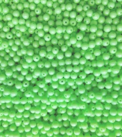 Big Eye Spinnerbaits PL47-Plain Spring Green Beads 6 Mm Beads