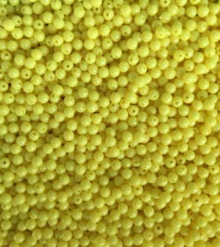Big Eye Spinnerbaits PL59-Plain Banana Yellow Beads 6 Mm Beads