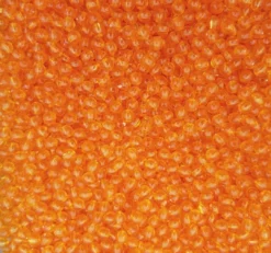 Big Eye Spinnerbaits 6 Mm Beads PL7-Plain Transparent Orange Crush Beads