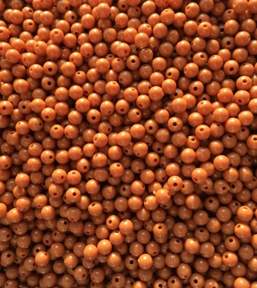 Big Eye Spinnerbaits PL75-Plain Brown Beads 5 Big Eye Spinnerbaits PL75-Plain Brown Beads