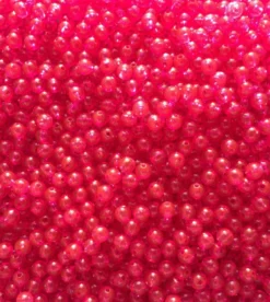 Big Eye Spinnerbaits PL9-Plain Transparent Fuchsia Beads 6 Mm Beads