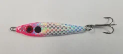Big Eye Spinnerbaits Verticle Jigs & Spoons Pink Spoon