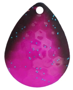 Big Eye Spinnerbaits Wolverine Blades UV Purple Demon Wolverine Blade