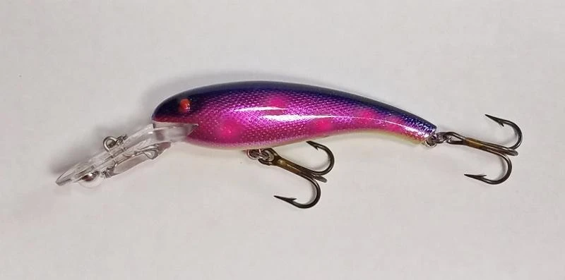 Big Eye Spinnerbaits Hard Baits Purple Pink Spots Wally Diver-5572 3 Big Eye Spinnerbaits Hard Baits Purple Pink Spots Wally Diver-5572
