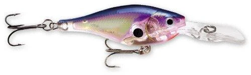 Big Eye Spinnerbaits Rapala Glass Purple Shad 3 Big Eye Spinnerbaits Rapala Glass Purple Shad