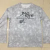 Big Eye Spinnerbaits Snow Grey Performance Long Sleeve Shirt 208 Apparel & Ball Caps
