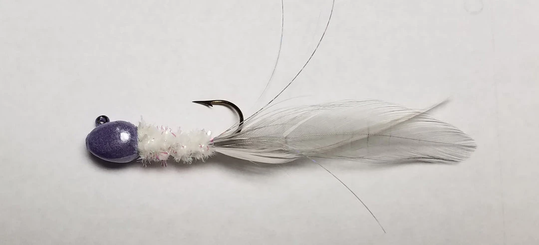 Big Eye Spinnerbaits HAW 02-Hackle Hand Tied Alewife 3 Big Eye Spinnerbaits HAW 02-Hackle Hand Tied Alewife