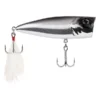 Big Eye Spinnerbaits Black Chrome Bullet Pop
